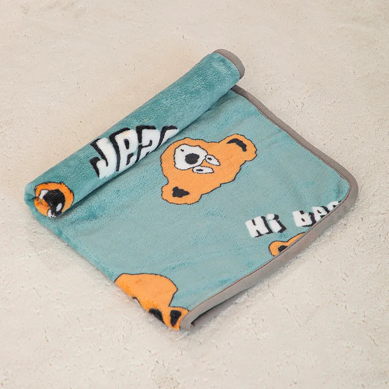 New Soft Pet Blanket Spring Warm Dog Bed Blanket Cute Pet Sheets Warm Mat Comfortable Cat Dog Pad Blanket 2023 Pet Accessories