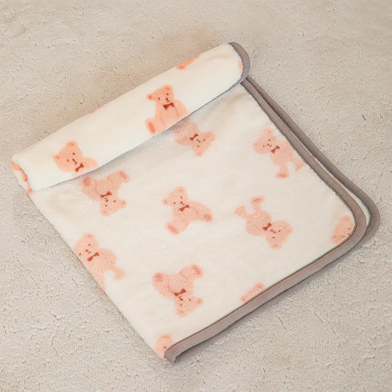 New Soft Pet Blanket Spring Warm Dog Bed Blanket Cute Pet Sheets Warm Mat Comfortable Cat Dog Pad Blanket 2023 Pet Accessories