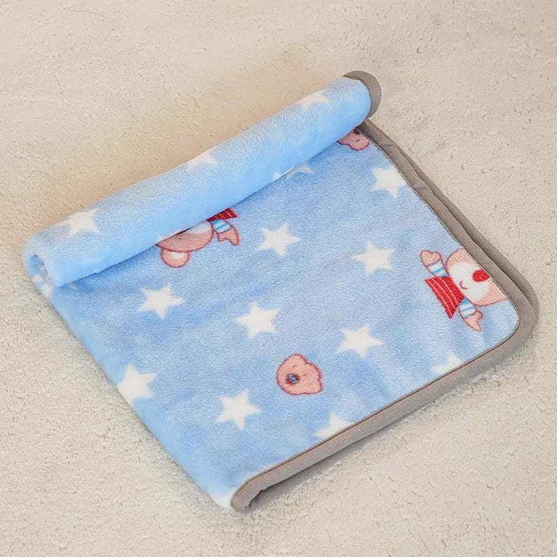 New Soft Pet Blanket Spring Warm Dog Bed Blanket Cute Pet Sheets Warm Mat Comfortable Cat Dog Pad Blanket 2023 Pet Accessories