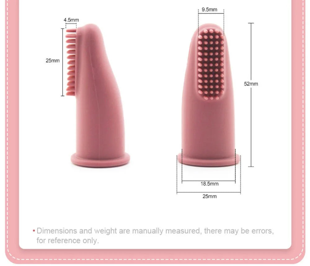 Dog Super Soft Pet Finger Toothbrush Teeth Cleaning Bad Breath Care Nontoxic Silicone Tooth Brush Tool Dog Cat Cleaning Supplies